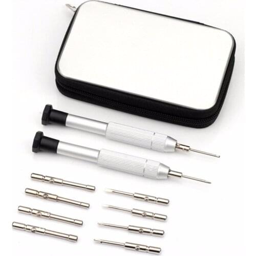 12-pieces DIY Mini Precision Screwdriver Nutdriver Repair Tool Kit Precision Screwdriver Set for Watch Mobile Free Shipping