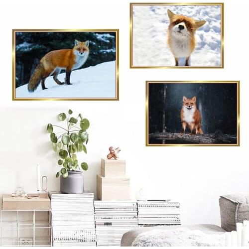 Yellow And White Animals Canvas Painting Wall Art Prints And Posters Abstract Nordic Modern Office Living Room Home Decoration