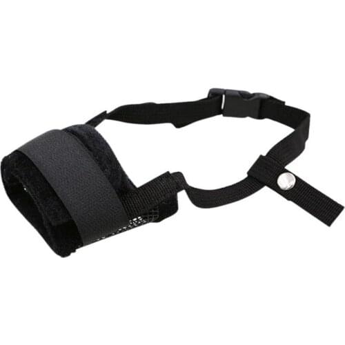 Dogs Safety Adjustable Cloth Mouth Muzzle Mesh Breathable Anti-Barking Anti-Bite Chew Pet Training Products Dog Supplies