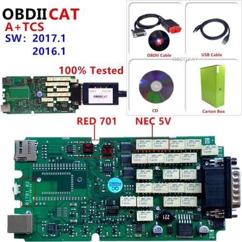 A+OBDIICAT TCS Single Board Bluetooth 2017.3 Keygen Multidiag Pro/MVD Scanner Cars Trucks Auto Diagnostic Tool