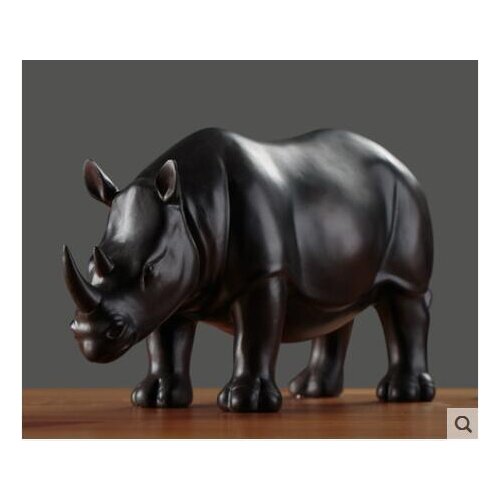 Nordic household rhinoceros hippopotamus resin animal furnishs a model room sitting room TV ark wine cabinet office decoration