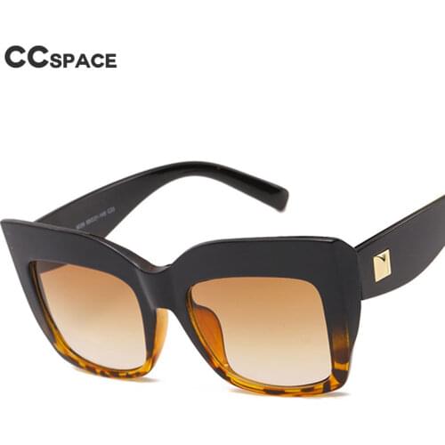 45512 Oversized Cat Eye Sunglasses Women Retro Glasses Frame Eyeglasses UV400