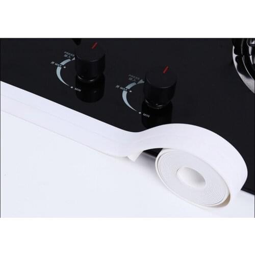 Anti-Stain Kitchen Shower Sink Bath Wall Sealing Strip Tape Caulk Self Adhesive Waterproof Wall Sticker Sink Border Tape