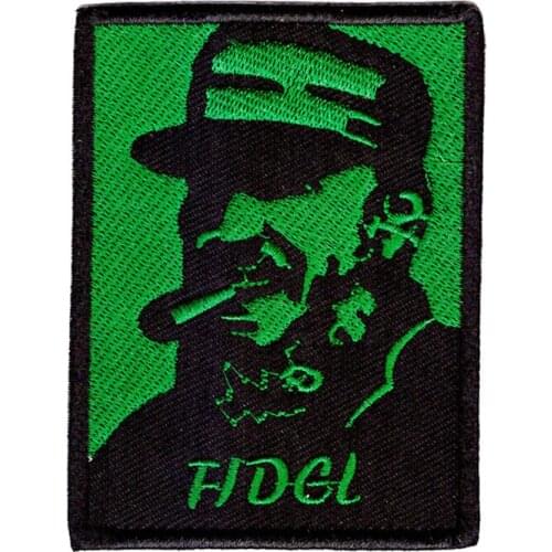 10pcs Communist Revolutionary David Cherry Artist Sew on Patch For Jackets Cubas Fidel Castro RARE