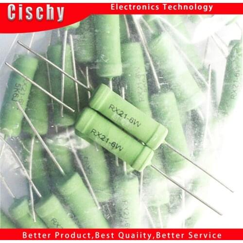 10Pcs/lot RX1-6W RX1 r RX21 RX21-6W R10 10oHM RX21 6w 10rj 5