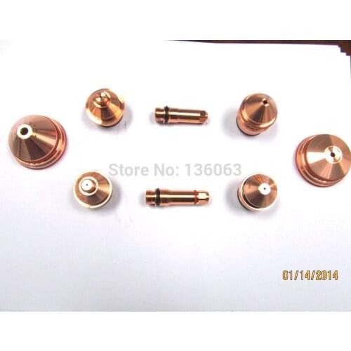 100 USD sample order of 130/260A plasma cutting consumables