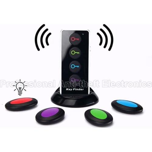 20sets Advanced Wireless Key Finder Remote Key Locator Anti-Lost alarm with Torch function 4 receivers + 1 finder Anti Lost