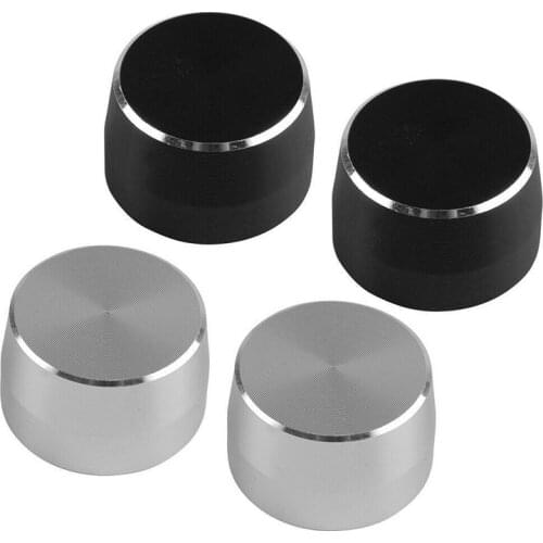 4Pcs Steel Dial Lamp Switch Cover for Benz Smart Fortwo 451 2009-2014 Car Wiper Gear Cap Decorative Silver & Black