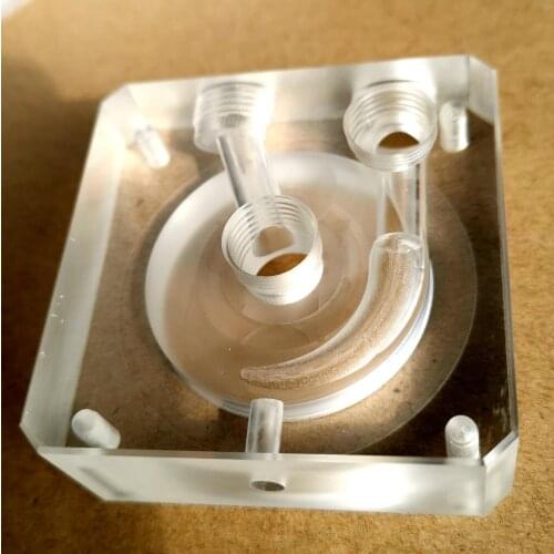 Acrylic top of ddc water cooling Pump use for water cooling