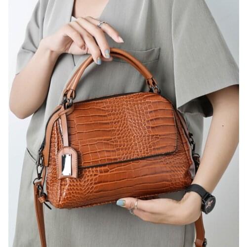 Luxury Designer Handbag Fashion Shoulder Messenger Bags for Women 2021 New Vintage Leather Handbags Ladies Crossbody Bags Tote