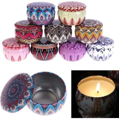 Home Garden Personality Candle Candy Empty Box Drum-shaped Cookie Box Festive Party Supplies Rose Tea Pot Tin Box Small Fresh