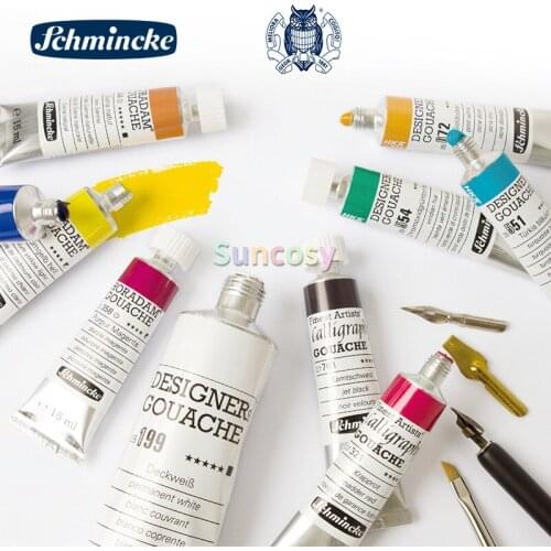 Schmincke Gouachefarbe Gouache Colour HKS DESIGNERS' GOUACHE 20 ml Tubes, Opaque Water Colors Matt Finish