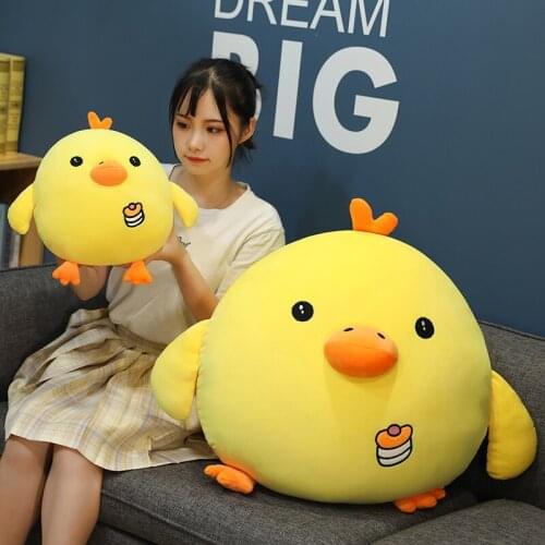 30/50CM Cute Yellow Chicken Plush Toys Chicken Soft Lovely Animals Pillow Plush Toy For Children Girls Birthday Christmas Gifts