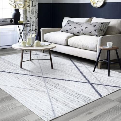 Nordic Moroccan Carpet for Living Room Geometric Thick Home Rugs For Bedroom Modern Coffee Table Floor Mat Vintage Study Rugs
