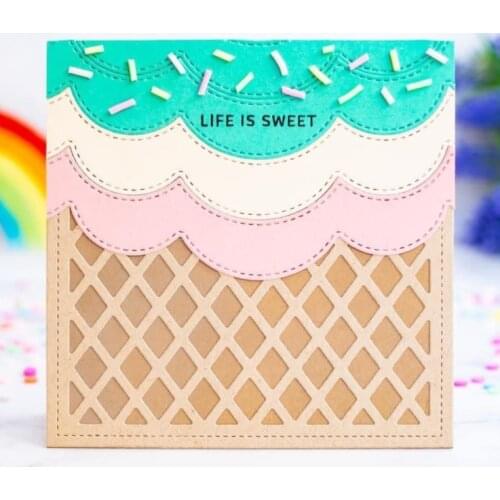 New 3Pcs Wavy lace strip metal Cutting Dies Stencils DIY Scrapbooking Paper/photo Cards Embossing Dies