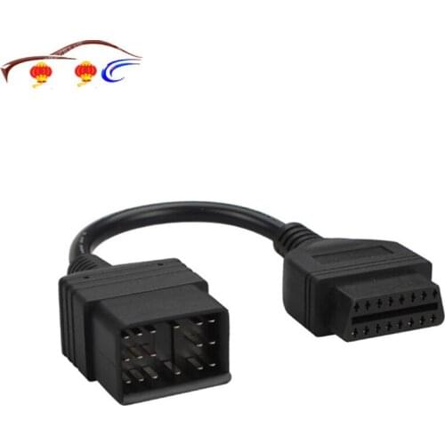 New For Toyota 17 Pin To Obd1 Obd2 Diagnostic Cable Adapter For Toyota 17pin To 16pin Obdii Extension Cable