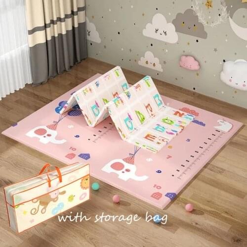 New Cartoon Baby Carpet XPE Baby Play Mats Toys For Children Mat Baby Room Crawling Pad Folding Mat Kids Bear Rug Playmat Mats