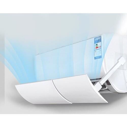 Adjustable Air Conditioner Cover PVC Anti Direct Blowing Retractable Air Conditioner Deflector Wind Deflector Wind Guide Cover