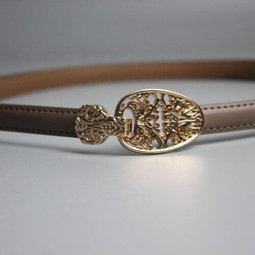 Adjustable Leather Belt for Women Coat sweater Down Skirt Dress All Match Belts