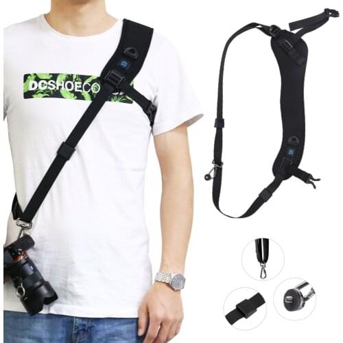 PULUZ Camera Strap Quick Release Anti-Slip Soft Pad Belt Rapid Shoulder Sling Neck for Camera DSLR Canon Eos 7D 1100D 1000D