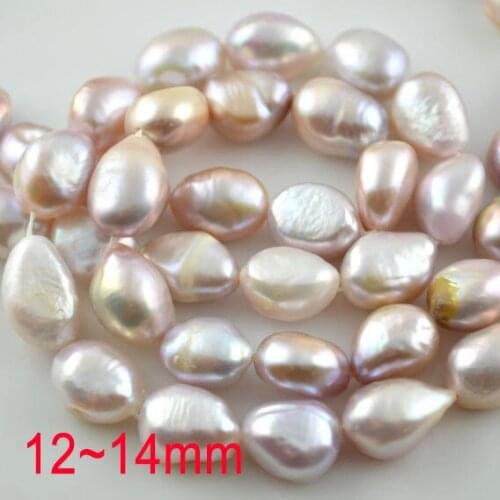 Pink Color Natural Real Fresh Water Pearls For Women Jewelry Making Beads 15.5'' Strand Loose Beads