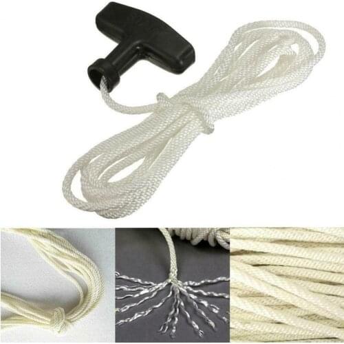 3/4/5/5.5M Recoil Starter Engine Petrol Rope Handle Hedge Trimmer Universal Lawnmowers Pull Cord Line Brush Cutter Parts