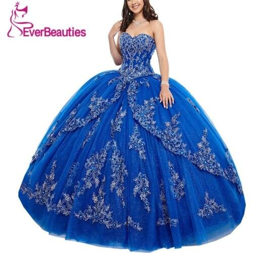 Sweetheart Quinceanera Dresses Tulle Appliques Luxury Ball Gown Prom Dresses Vestidos De Quinceañera 15 años dress
