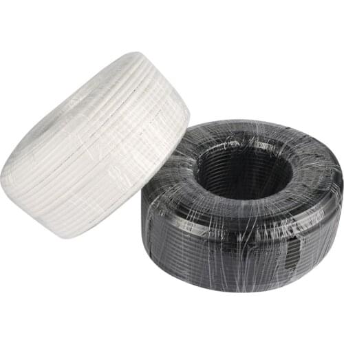 High Quality 1/4" PE Water Pipe Low Pressure Misting System Hose ID 4mm OD 6.35mm Garden Irrigation Agriculture Tube 10m/20m/40m