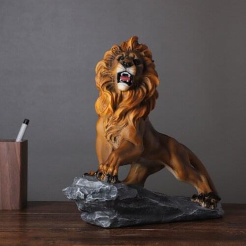 Nordic Lion Ornaments Home Lucky Living Room Entrance TV Cabinet Decoration