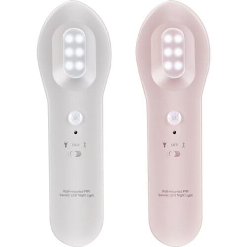 LED Human Body Induction Night Light Lamp USB PIR Infrared Motion Sensor Lights