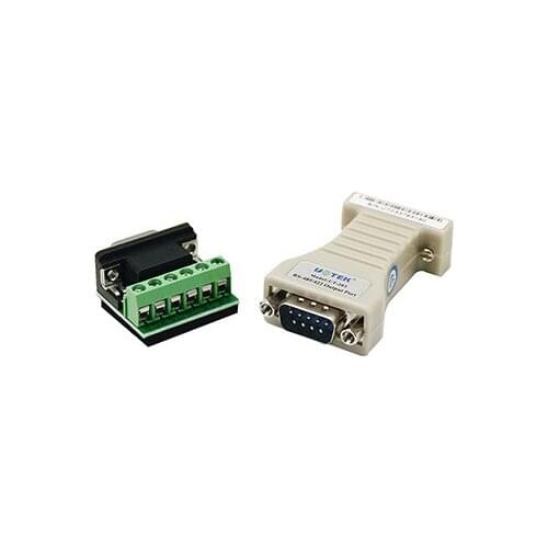 UTEK Passive RS232 to RS485 / 422 converter adapter UT-203A DB9 connector, with terminal block