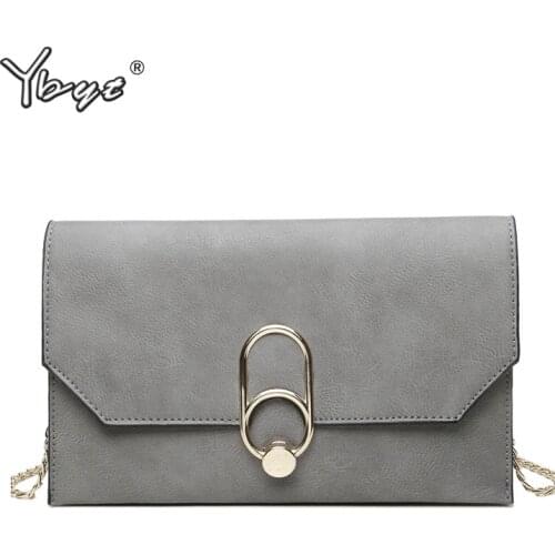 YBYT brand 2018 casual PU leather female shoulder crossbody bags ladies shopping purse women satchel envelope clutch evening bag
