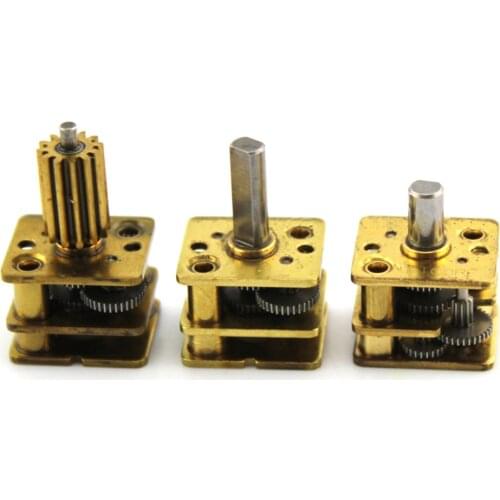 1:300 All Metal N20 Reduction Box Miniature Low-speed Small Motor Diy Robot Gear Reducer Motor Accessories Long Shaft