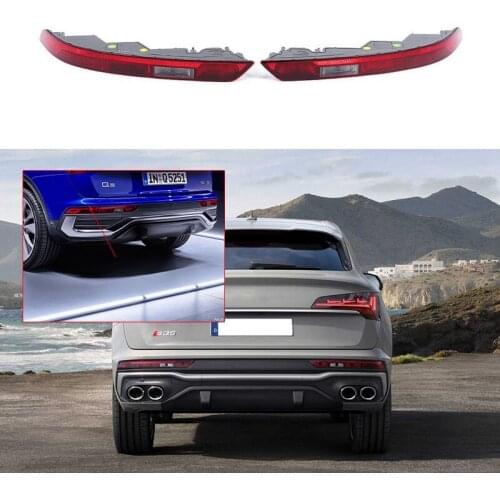 1 Pair Rear Lower Bumper Red Reverse Tail Light Fog Lamp for Q5 SQ5 2018-2021 80A945070A 80A945069A