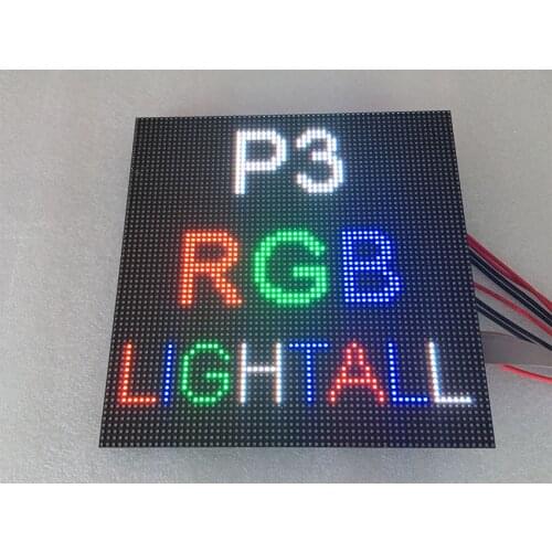 192*192mm P3mm led module indoor 64*64pixel 3in1 full color led display HD advertising led panel 111111dots screen bussiness