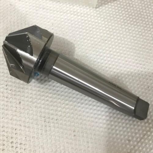Free shipping of 1PC HSS6542 made taper shank multi-edged HSS chamfer cutter 60/90 degree 30-50mm for steel metal plate drilling