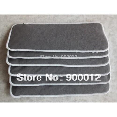 Free Shipping Naughty Bamboo Charcoal Insert For Baby Cloth Diaper 4 Layers(2+2) Washable Baby Cloth Diaper Nappy Inserts
