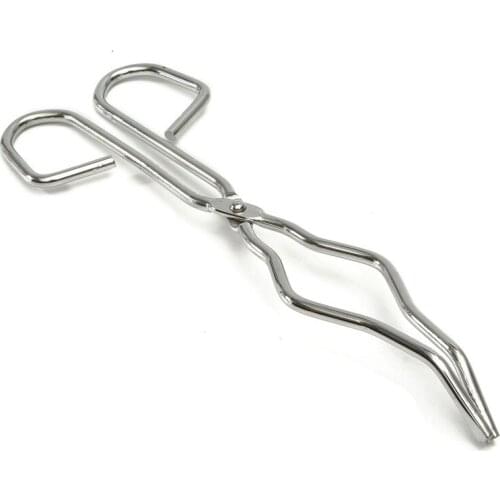BMBY-Crucible Tongs Melting Dish Stainless Plier Holder Handle For Melting Pouring Casting Chemical Instruments Lab Supplies 2