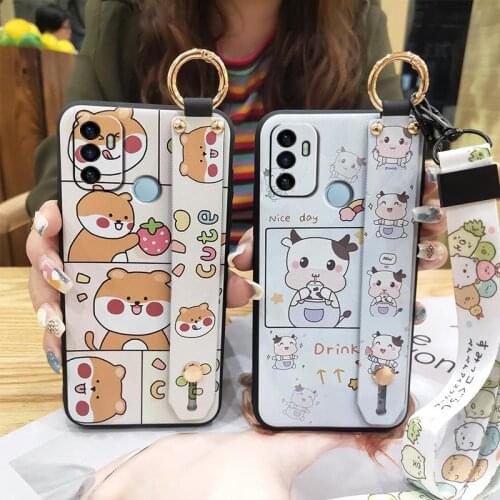 Cartoon Cute Phone Case For OPPO A53 2020/A32 2020/A33 2020/A53S Shockproof TPU Beautiful Fashion