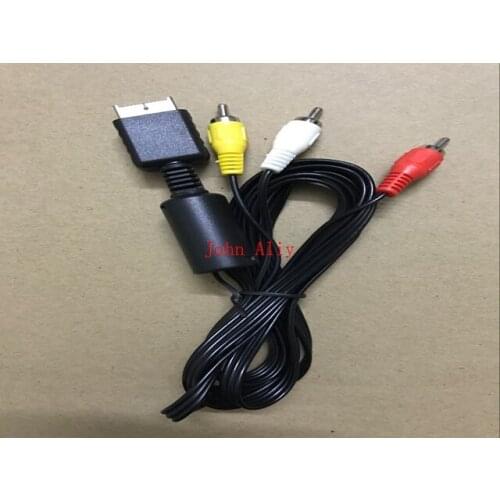 200 pcs/lot Hot sale Audio Video Cable AV Cable for Sony PlayStation PS2 PS3 Game AV Cable