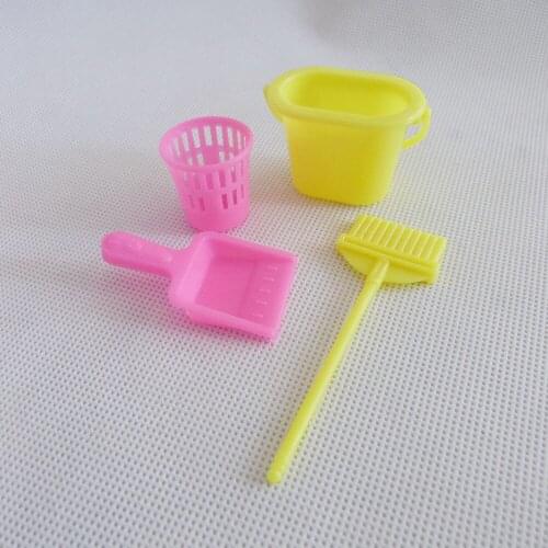 4pcs/set plastic cleaning tool toy for children toy findings