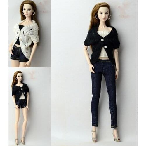 30cm Doll Dress Fashion Clothes suit for 1/6 doll Clothes licca For Barbie Doll for blythe Accessories Baby Toys Best Girl' Gift