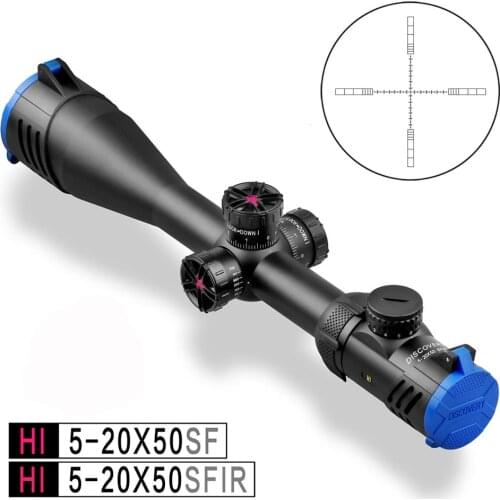 Rifle Sight Hunting Discovery 5-20 Illuminated With Bubble Level Long Range Shooting Fit 338 High Definition Glass