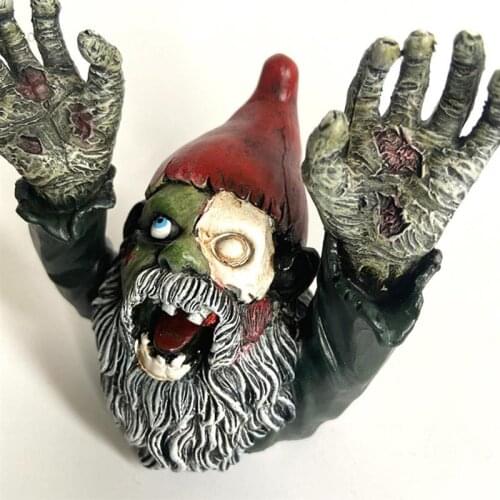Creepy Dwarf Corpse Statue Decoration Corpse Gnome Garden Sculpture Outdoor Resin Ornaments For Yard Desk Windowsill