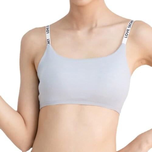 Sports Vest Womens Underwear No Steel Ring Wrapped Chest Tube Top Retro Sling Antiempty