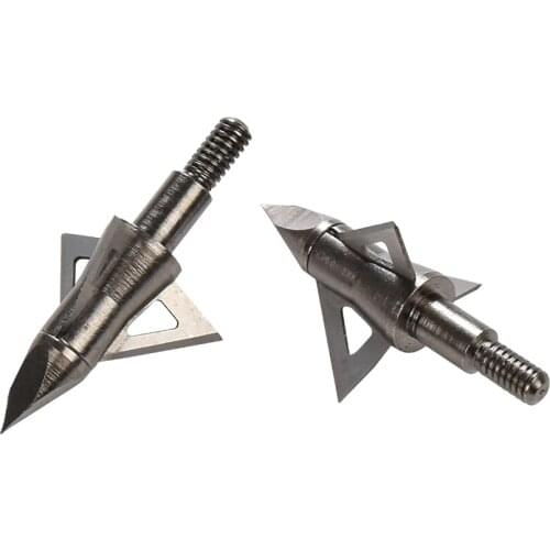12X Broadheads Arrow Head 100 125 Grain Archery Bow Hunting Beast Shooting Outdoor Free Shipping