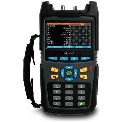 High Speed Spectrum Analysis 4~1220MHz Digital TV QAM Analyzer DS2600C