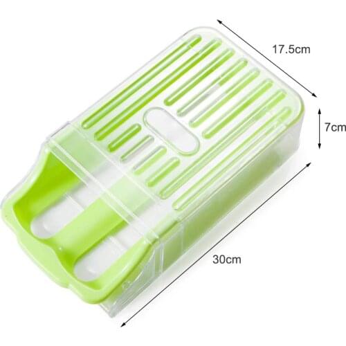 Funny Refrigerator Drawer Storage Box Case Save Space Plastic Container Organizer For Eggs FBE2