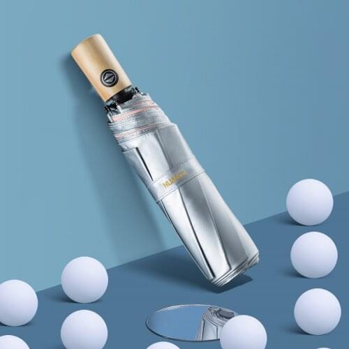 3 Fold Uv Protection Umbrella Windproof Business Adult Fashion Umbrella Beach Paraguas Mujer Household Merchandises BD50UU