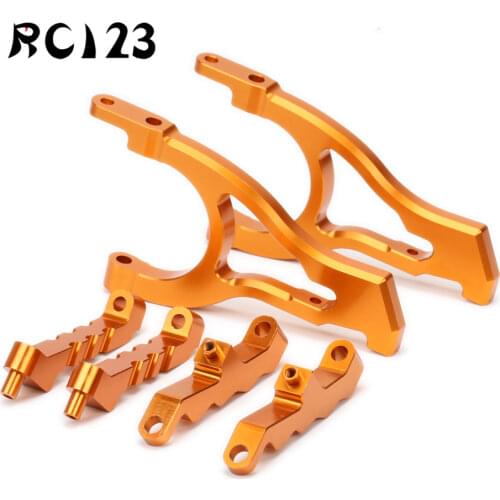 1:5 #85438 6Pcs Aluminum Front&Rear Shock Tower Set Supports For HPI Baja 5B 5SC 5T 5R SS 1970 T1000 KM ROVAN NEW ENRON